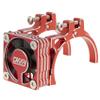DKKY RC Motor Cooling Fan Heatsink 40-43mm Adjustable for Arrma Axial Traxxas 1/8 1/10 RC Crawler Car 4274 4068 4268 with 42mm Motor (Red) view 1