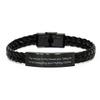 New Designing and Making Clothes, The Voices in My Head are Telling Me to Go, Inappropriate Braided Leather Bracelet for Friends from view 1