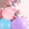 10 Pack 18 Inches Macaron Assorted Rainbow Balloons for Birthday Baby Shower Party Decoration (Pink) view 3