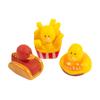 Fun Express 2" Fast Food Hamburger, French Fries & Hot Dog Rubber Ducks - 12 Pc | Foodie-Themed Party Favor Toys | Set of 12 view 1
