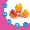 Fun Express 2" Fast Food Hamburger, French Fries & Hot Dog Rubber Ducks - 12 Pc | Foodie-Themed Party Favor Toys | Set of 12 view 3