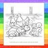 Safety Magnets 50Pack Christian Coloring Books with Crayons for Kids  Bible Stories (25) and Noahs Ark (25)  Bulk Religious Activity Books for Sunday School, VBS, CCD, Church Events view 3
