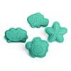 Bigjigs Toys Eggshell Green Silicone Sand Moulds - 4 Piece Silicone Beach Toys Set, Eco Friendly Beach Toys, Sustainable Sand and Water Toys, Sand Toys for Toddlers Age 3-5 Years view 1