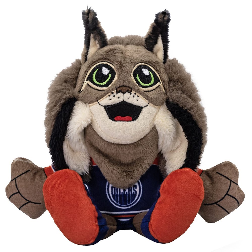 Bleacher Creatures Edmonton Oilers Hunter 8" NHL Kuricha Mascot Sitting Plush - Soft Chibi Inspired Mascot