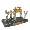 3 ARCHES USA The Ark of The Covenant Model Being Carried from The Levites Priests-Metal Statue-Judaica Israel view 4