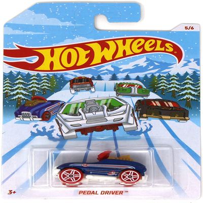 Hot Wheels Pedal Driver Car Toy, Diecast, Manual, No Power Source, Small, Kid, Children (Unisex)