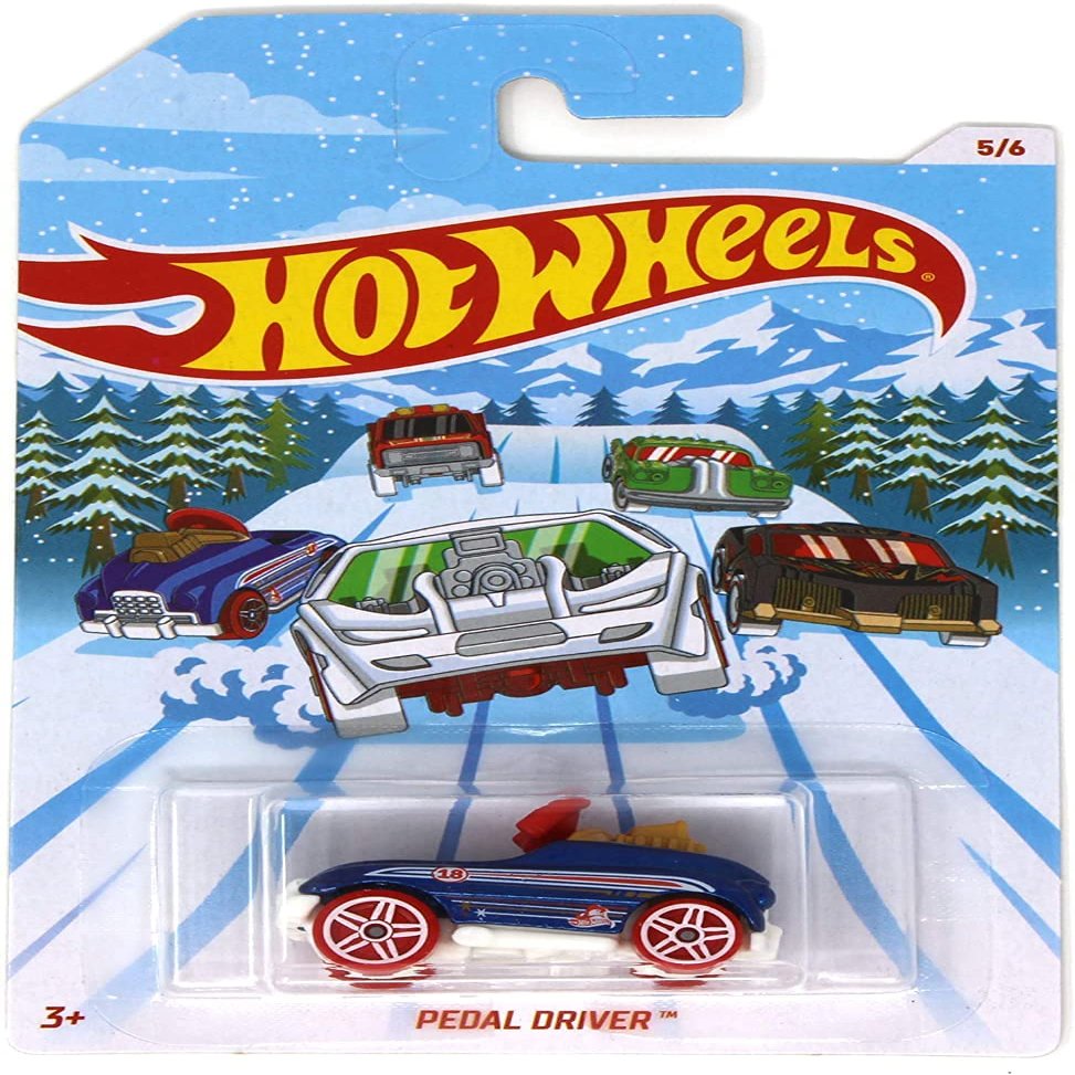 Hot Wheels Pedal Driver Car Toy, Diecast, Manual, No Power Source, Small, Kid, Children (Unisex)