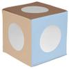 ECR4Kids SoftZone Mirror Cube, Sensory Toy, Earthtone view 1