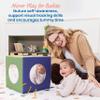 ECR4Kids SoftZone Mirror Cube, Sensory Toy, Earthtone view 3