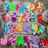 mypush popo 25 Packs Variety Zoo Animal Christmas Classroom Students Bulk Rainbow Bubbel Fidgets Gifts, Mini Pop Holiday Rewards Party Favors for Kids Adult view 3