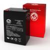 AJC Battery Compatible with Lil Rider Trike Chopper Motorcycle for Kids 80-VC1 6V 4.5Ah Ride-On Toy Battery view 2