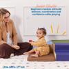 ECR4Kids SoftZone Junior Little Me Corner Climber, Beginner Playset, Earthtone, 4-Piece view 3