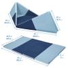 ECR4Kids SoftZone Camp, Canoe and Tumble Too, Folding Playmat, Earthtone view 3