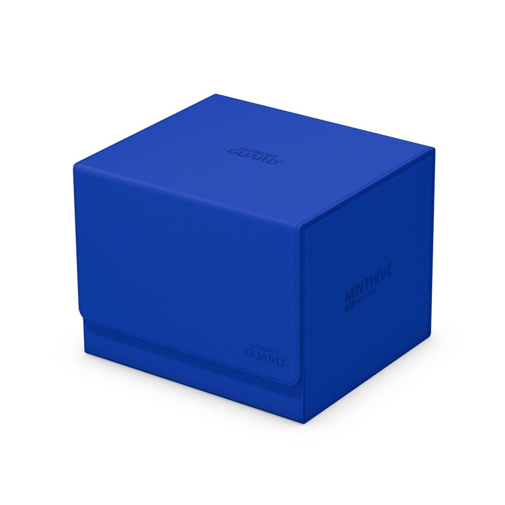 Ultimate Guard Minthive 30+, Deck Case for 30 Magnetic Card Cases, Perfect Storage for Graded Cards, Blue, Secure Closure & Snaplock Mechanism