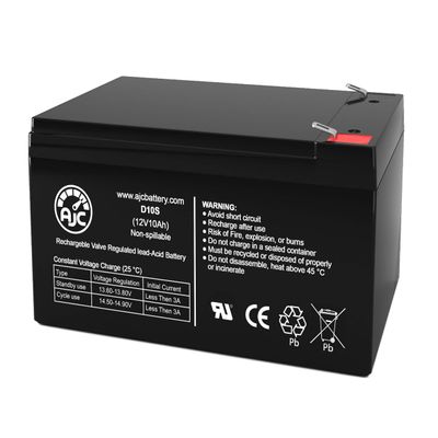 AJC Battery Compatible with YingTrading Kids Car 2 Seats XJL588-Blue XJL588-Red 12V 10Ah Ride-On Toy Battery