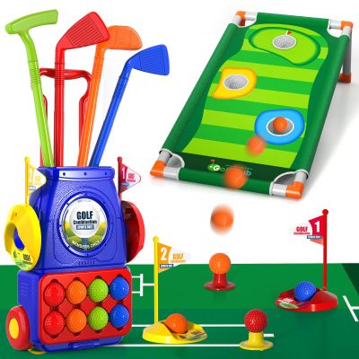 Bennol Upgraded Kids Toddler Golf Set, Indoor Outdoor Outside Toys Gifts for 3 4 5 Years Old Boys, 3 4 5 6 7 Years Old Boys Toys Birthday Gifts Ideas, Outdoor Golf Set Game for Kids Boys