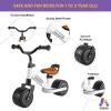 KRIDDO Baby Balance Bike 1-2 Year Old, Mini Cruiser Bike for One Year Old First Birthday Gifts Baby Toys 12 Months to 2.5 Year Old, White view 3