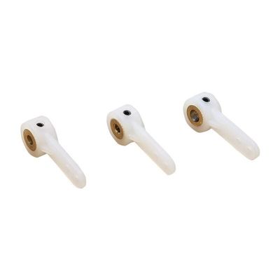 BAIJAC 3PCS Nylon Steering Arm Rocker Shaft Inner Hole 2.6/3.1/4.1MM Landing Gear Rudder for RC Ship/Airplane DIY Model Accessories ( Color : 3.1mm )