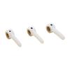 BAIJAC 3PCS Nylon Steering Arm Rocker Shaft Inner Hole 2.6/3.1/4.1MM Landing Gear Rudder for RC Ship/Airplane DIY Model Accessories ( Color : 3.1mm ) view 1