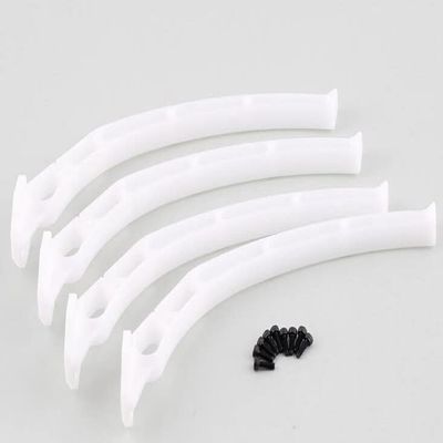 BAIJAC 4pcs/Set Universal Aircraft Qudcopter Wheels Tripod Landing Skids Gear for F450 F550 SK480 (1 Set ) ( Color : White )
