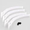 BAIJAC 4pcs/Set Universal Aircraft Qudcopter Wheels Tripod Landing Skids Gear for F450 F550 SK480 (1 Set ) ( Color : White ) view 1