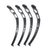 BAIJAC 4pcs/Set Universal Aircraft Qudcopter Wheels Tripod Landing Skids Gear for F450 F550 SK480 (1 Set ) ( Color : White ) view 2