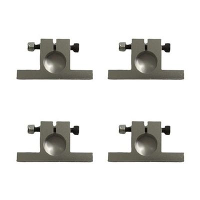 BAIJAC 4PCS Aluminum Alloy T-Shaped Pipe Clamp 12mm/14mm Carbon Tube Clip Holder Motor Mount Fixed Base for RC Drone Quadcopter Parts ( Color : 12mm )