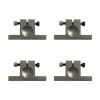 BAIJAC 4PCS Aluminum Alloy T-Shaped Pipe Clamp 12mm/14mm Carbon Tube Clip Holder Motor Mount Fixed Base for RC Drone Quadcopter Parts ( Color : 12mm ) view 1