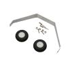 BAIJAC 1Set Aluminum Alloy Landing Gear Sponge Wheels Shaft Axle for 20-25/25-40/50 Classes DIY RC Electric Plane Fixed Wing Aircraft (Color : Level 25-40) view 1
