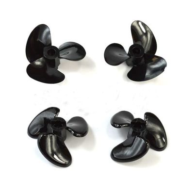 BAIJAC 2Pairs Dia. 34mm 30mm 26mm Three-Blade Fully Immersed Paddle Positive Negative Propellers PC Material Props RC/Simulation Boat ( Color : 2pairs 26x4mm )