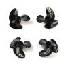 BAIJAC 2Pairs Dia. 34mm 30mm 26mm Three-Blade Fully Immersed Paddle Positive Negative Propellers PC Material Props RC/Simulation Boat ( Color : 2pairs 26x4mm ) view 1