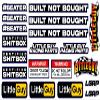Little Guy Racing Gripper LG4 1.0 Inch Tires Compatible with 1/24 RC Axial SCX24, RGT, Element, Enduro, URUAV (2 Tires per Order), Black, 63mm x 21mm x R1 + Free Bottomline Decals Sticker view 2