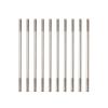 BAIJAC 10PCS M3 M4 Threaded Tie Push Rod Stainless Steel Screw Servo Linkage Connect Fastener Bars Link Pushrod CW CCW for RC Car Boat (Color : M4x70mm)