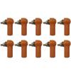10PCS M2 M3 Plastic Ball Joint Buckle Tie Rod End Positioning Ball HeadConnector for Link Push 2mm/3mm Pull Rod RC Boat Model ( Color : M3 Orange ) view 1