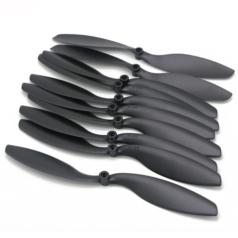 BAIJAC 10pcs/lot Compatible with HY Propeller 5045 6030 7060 8043 8060 9047 9060 1047 1147 for RC Airplane ( Color : 8043 )