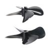 BAIJAC Diameter 55mm Fully Immersed Propeller Four-Blade CW CCW High Hardness for RC Trawling Net Pulling Bait Boat Ship Model Parts ( Color : 1pcs Forward (L) ) view 1