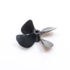 BAIJAC Diameter 55mm Fully Immersed Propeller Four-Blade CW CCW High Hardness for RC Trawling Net Pulling Bait Boat Ship Model Parts ( Color : 1pcs Forward (L) ) view 3