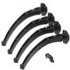 4pcs/Set Universal Aircraft Qudcopter Wheels Tripod Landing Skids Gear for F450 F550 SK480 (1 Set ) ( Color : Black ) view 1