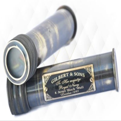 Kaleidoscope - Personalized Brass Kaleidoscope - Personalised Gift for, Birthday Gift, Gift for Son, Multicoloured Kaleidoscope Gift