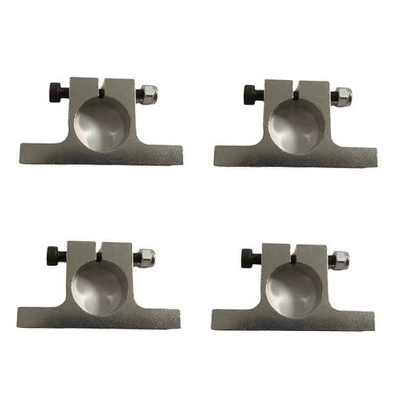 BAIJAC 4PCS Aluminum Alloy T-Shaped Pipe Clamp 12mm/14mm Carbon Tube Clip Holder Motor Mount Fixed Base for RC Drone Quadcopter Parts ( Color : 14mm )