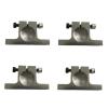 BAIJAC 4PCS Aluminum Alloy T-Shaped Pipe Clamp 12mm/14mm Carbon Tube Clip Holder Motor Mount Fixed Base for RC Drone Quadcopter Parts ( Color : 14mm ) view 1