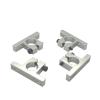 BAIJAC 4PCS Aluminum Alloy T-Shaped Pipe Clamp 12mm/14mm Carbon Tube Clip Holder Motor Mount Fixed Base for RC Drone Quadcopter Parts ( Color : 14mm ) view 2