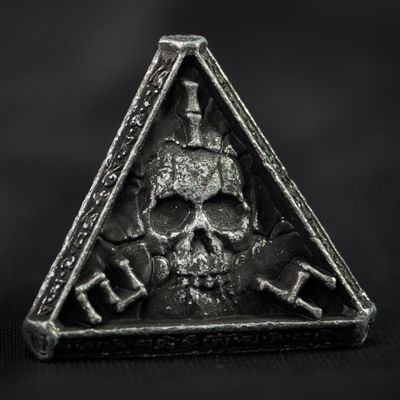 UD Unique Dice Skull Dice Bone Dice RPG DND Metal D&D Skull Polyhedral Dice Set with DND Dice Set for MTG RPG Table Games D4 D6 D8 D10 D12 D20 D100