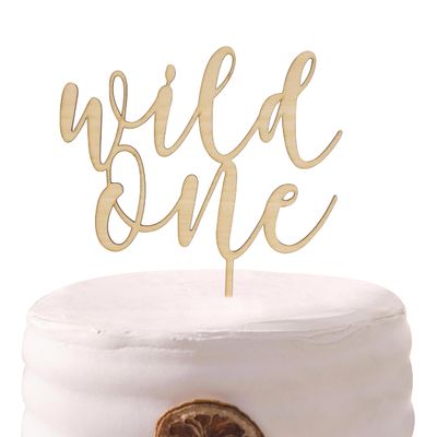 Wild One Cake Topper - Wild One birthday party Decorationswild 1st/fisrt birthday cake topper,Jungle Safari First Birthday Decor Wild One Party,1st birthday Smash Cake Topper