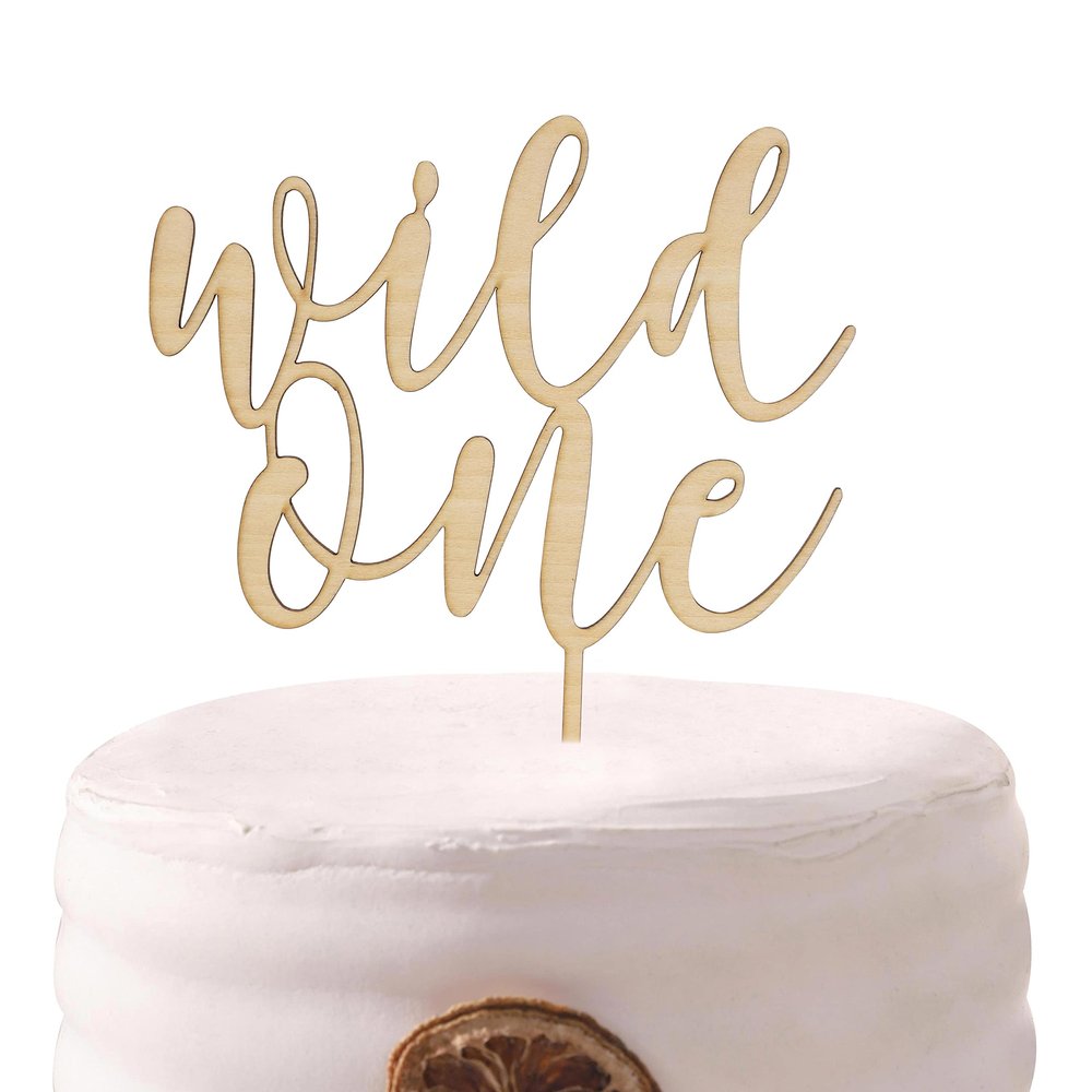 Wild One Cake Topper - Wild One birthday party Decorationswild 1st/fisrt birthday cake topper,Jungle Safari First Birthday Decor Wild One Party,1st birthday Smash Cake Topper