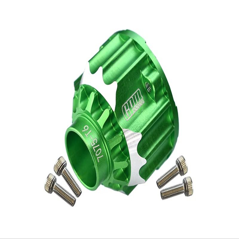 Aluminum 7075-T6 Front Or Rear Differential Case For Traxxas 1:5 X Maxx 6S / X Maxx 8S / XRT 8S / 1:6 Sand Car 8S Upgrades - Green