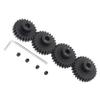 Treehobby 4PCS Metal Steel M1 Pinion Gear Sets 25T 26T 27T 28T fit 5mm RC Motor Shaft Gears Compatible with Arrma Traxxas Axial HSP Redcat Losi 1/8 1/10 Scale RC Car Truck Buggy view 2