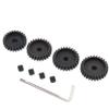 Treehobby 4PCS Metal Steel M1 Pinion Gear Sets 25T 26T 27T 28T fit 5mm RC Motor Shaft Gears Compatible with Arrma Traxxas Axial HSP Redcat Losi 1/8 1/10 Scale RC Car Truck Buggy view 4