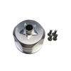 Aluminum Alloy Front/Center/Rear Differential Gear Carrier Diff Case for Traxxas 1/8 4WD Sledge Monster Truck Replace 9581 - Silver view 1