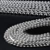 16 PCS 7mm Mardi Gras Bead Silver Faux Pearl Beads Necklaces Bulk Party Favor Plastic Play Pearl for 32" Carnival Necklaces Christmas Party St. Patrick's Day Costume Necklace view 2